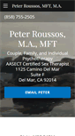 Mobile Screenshot of peterroussos.com